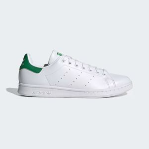 Adidas WMN Stan Smith White Green Casual Sneakers Shoes Sz 6.5 NTW